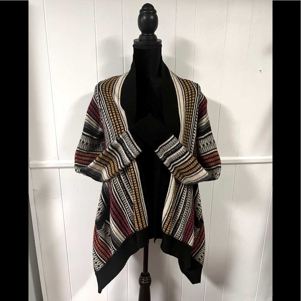 BCBGMaxAzria Avene Open Front Knit Cardigan Sweater -XS/XXS